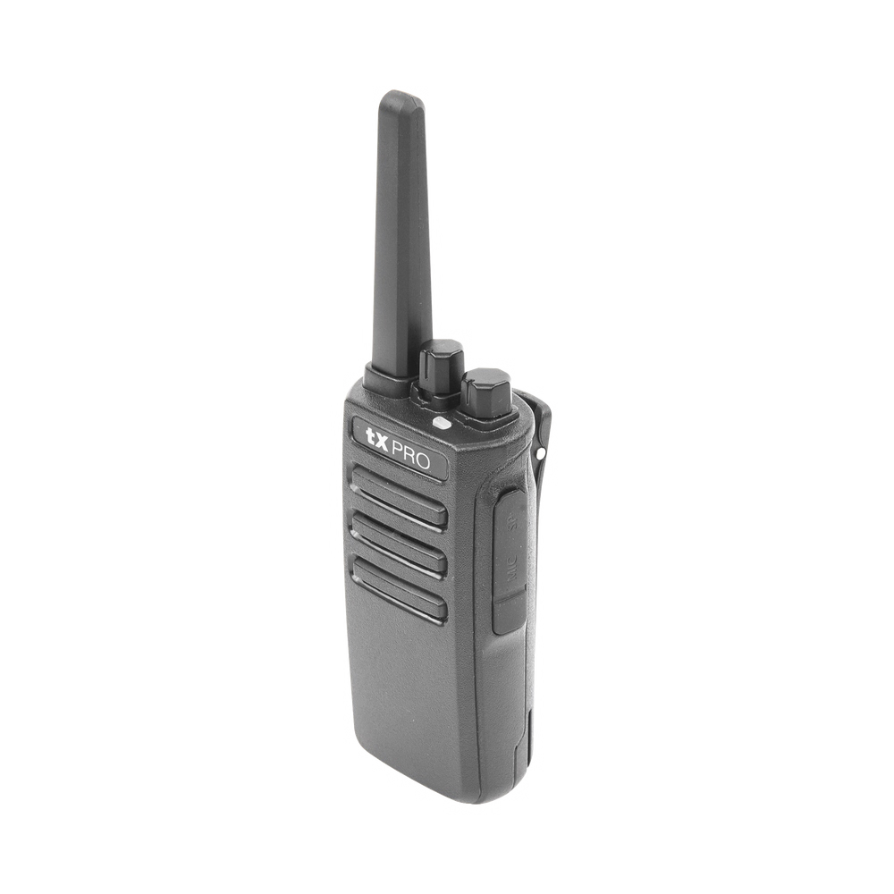 Radio Portátil VHF, 5W de Potencia, TX500,  Scrambler de Voz, Alta Cobertura, 136-174 MHz, 16 canales preconfigurados
